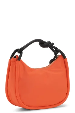 Sale GANNI Knot-Baguette-Tasche Orangeade