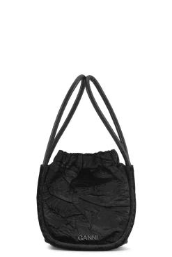 Store GANNI Knot-Mini-Taschchen Black
