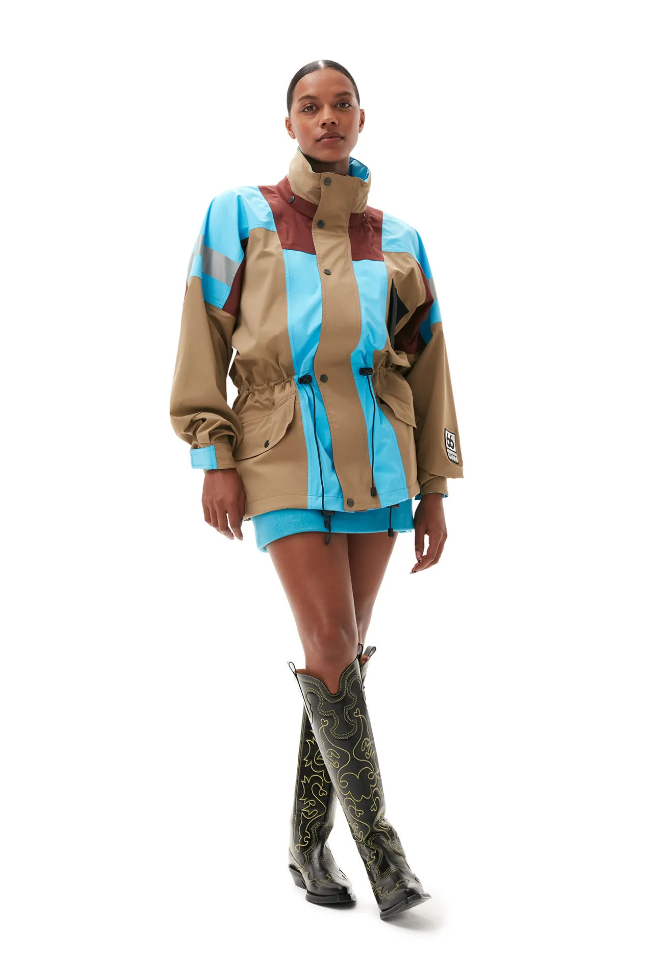 Flash Sale GANNI Kria Neoshell Jacke Camel