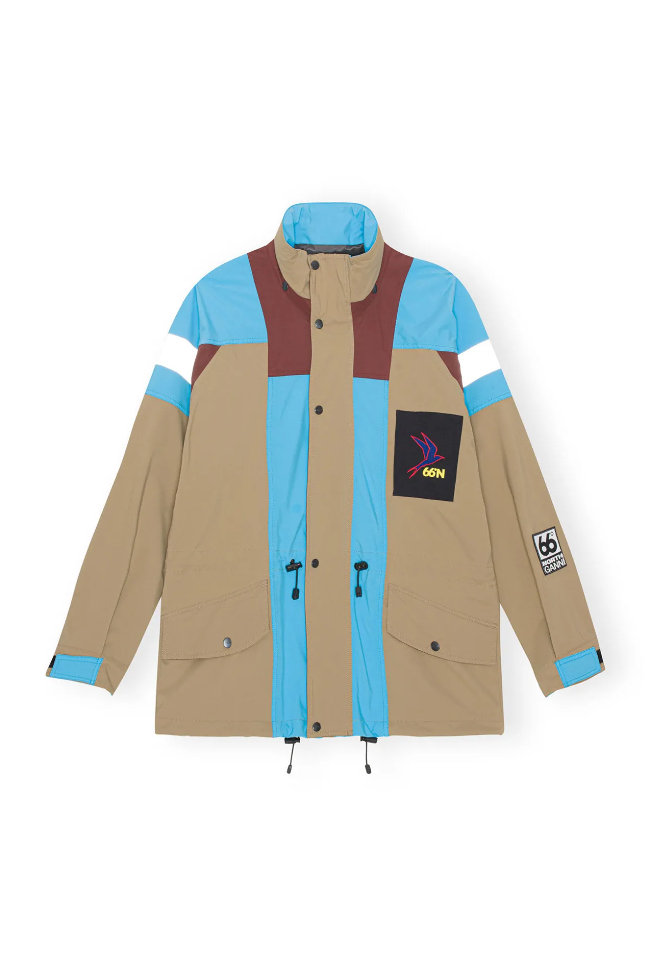 Flash Sale GANNI Kria Neoshell Jacke Camel