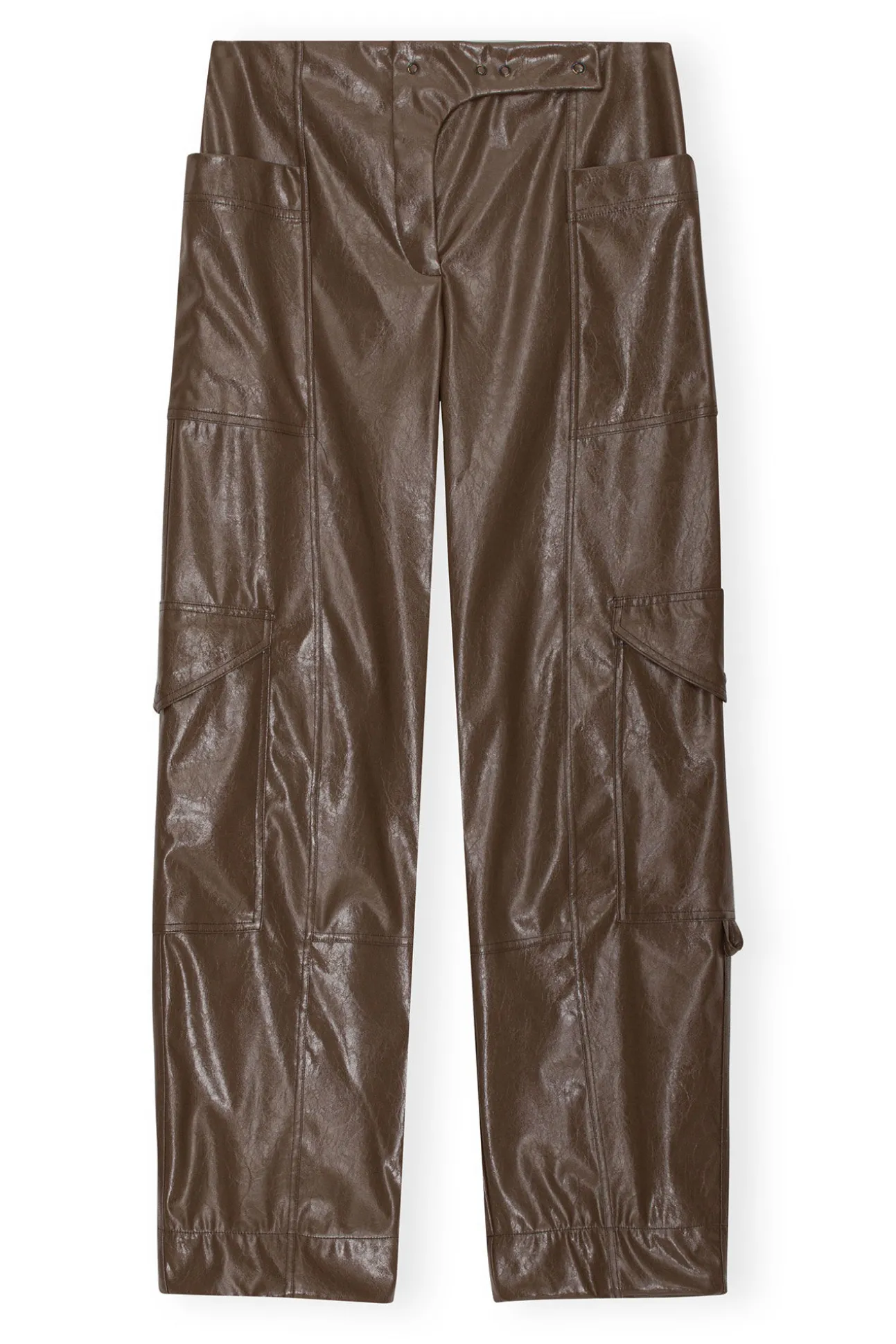 Best Sale GANNI Lackhose Teak