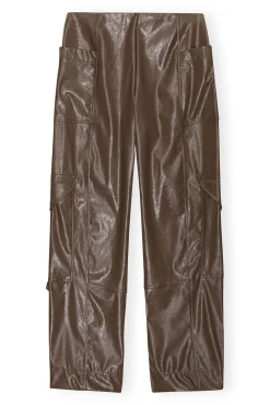 Best Sale GANNI Lackhose Teak