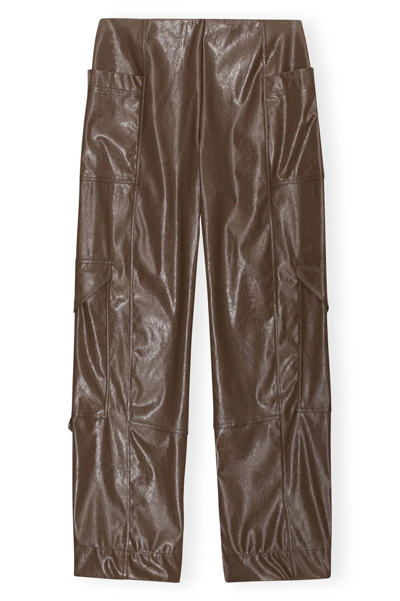 Best Sale GANNI Lackhose Teak