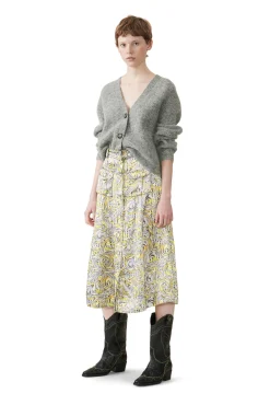 Best GANNI Lassige Strickjacke Aus Wolle Paloma Melange