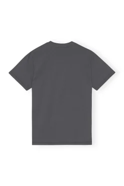 Flash Sale GANNI Lassiges Cat-T-Shirt Volcanic Ash