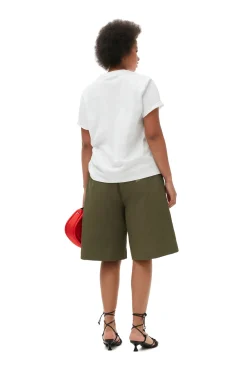 Store GANNI Lassiges Future-T-Shirt Bright White