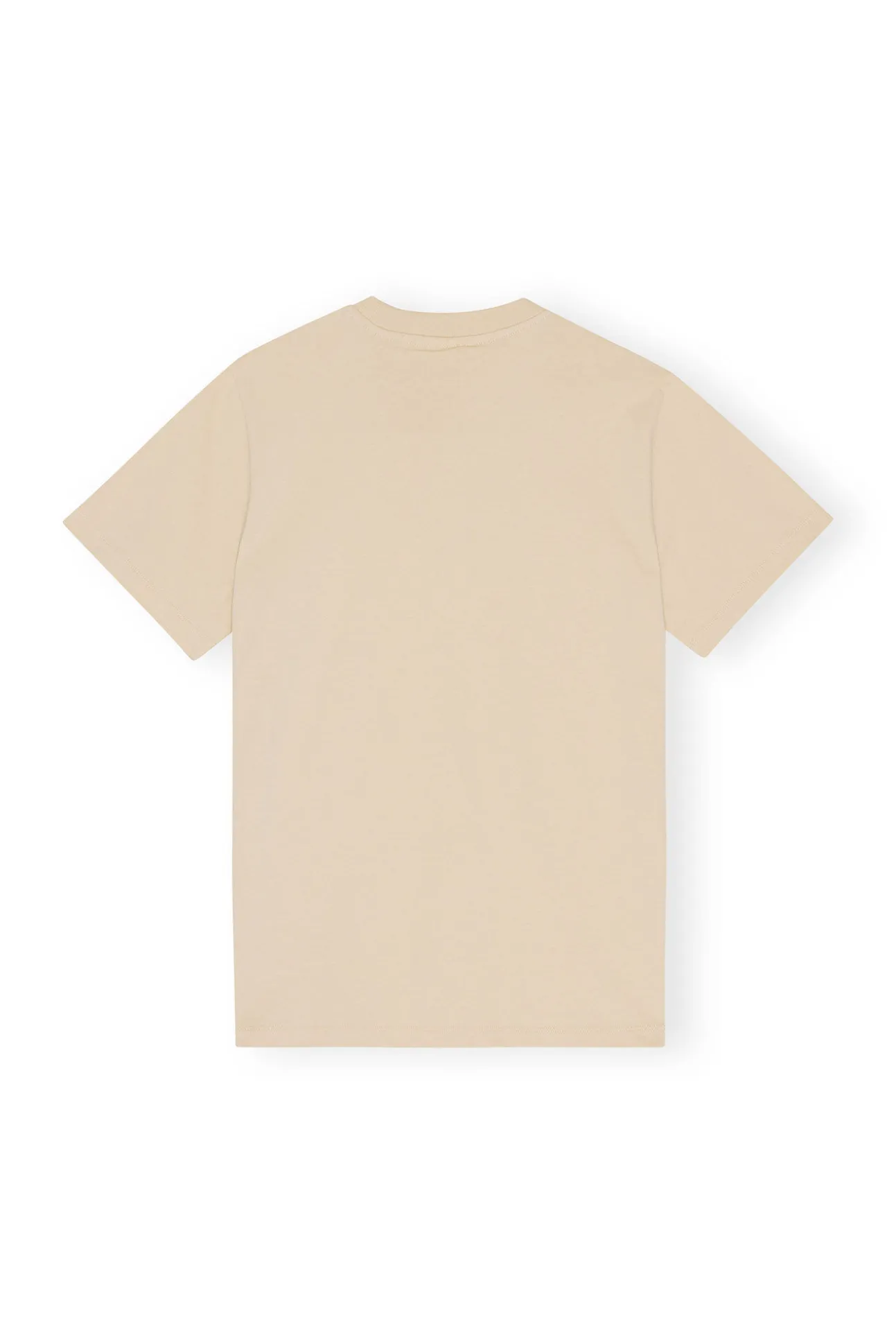 Hot GANNI Lassiges -T-Shirt Pale Khaki