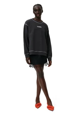 Flash Sale GANNI Lassiges Isoli-Sweatshirt Phantom