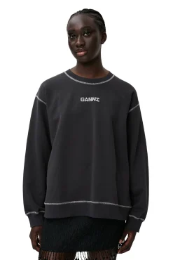 Flash Sale GANNI Lassiges Isoli-Sweatshirt Phantom