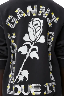 Flash Sale GANNI Lassiges Isoli-Sweatshirt Phantom