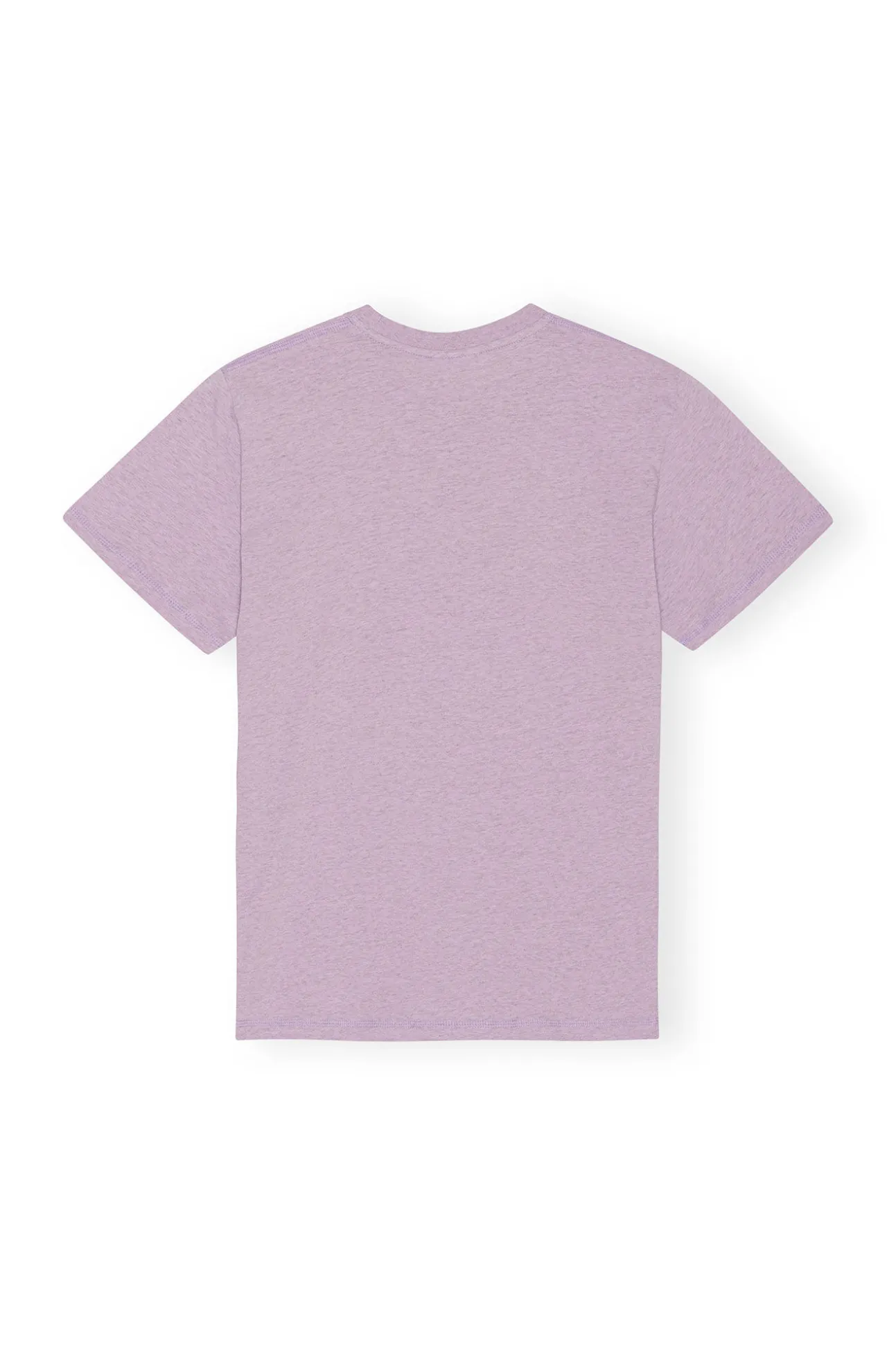 Shop GANNI Lassiges, Lila T-Shirt Mit O-Ausschnitt Orchid Petal