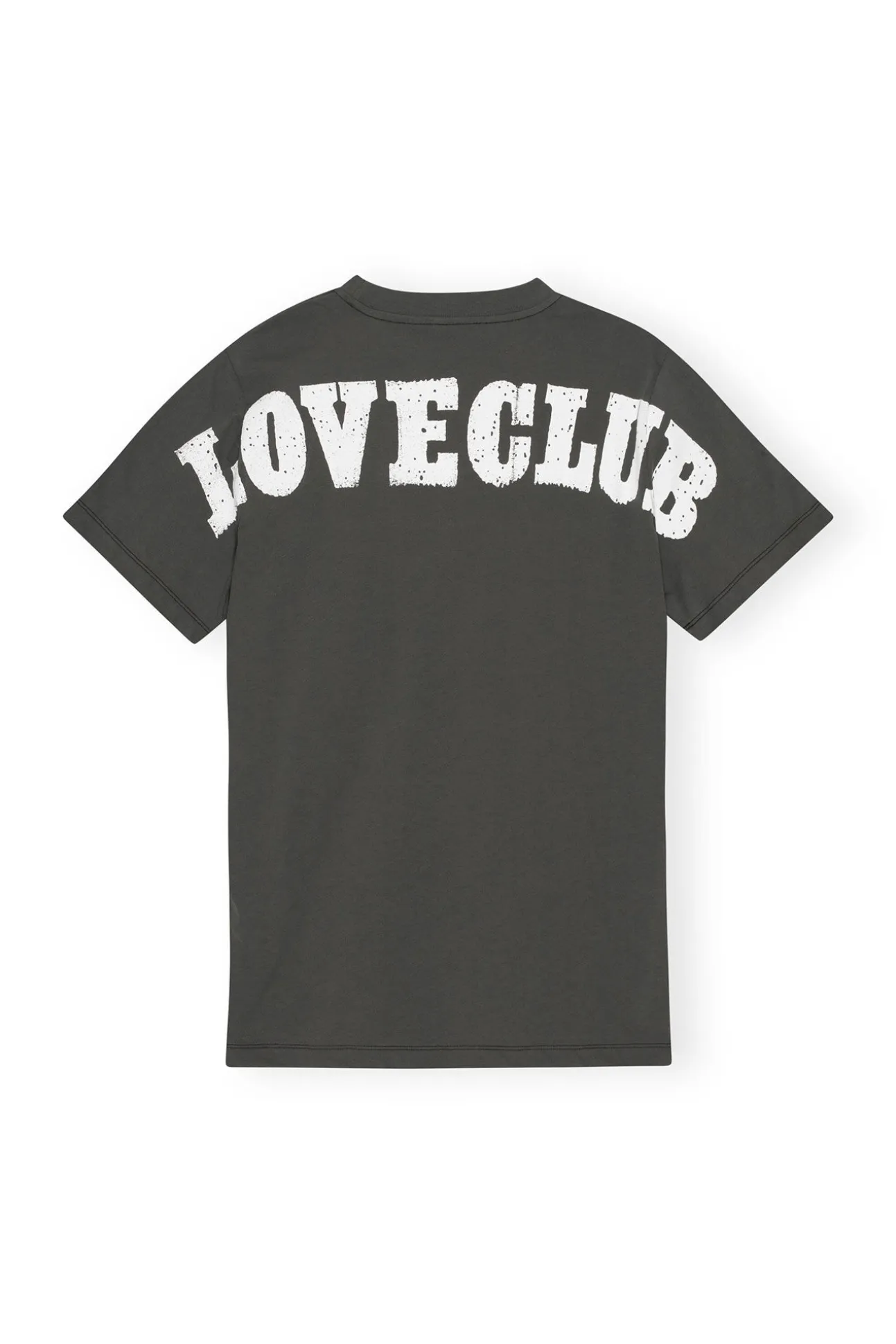 Store GANNI Lassiges Loveclub-T-Shirt Volcanic Ash