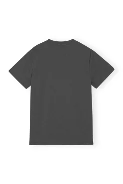 Hot GANNI Lassiges Rainbow-T-Shirt Volcanic Ash