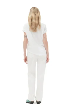 Hot GANNI Lassiges Rainbow-T-Shirt Bright White