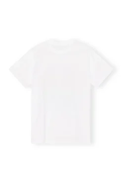 Hot GANNI Lassiges Rainbow-T-Shirt Bright White
