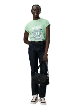 Discount GANNI Lassiges Smiley-T-Shirt Peapod
