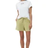 Clearance GANNI Lassiges, Weises T-Shirt Mit O-Ausschnitt Bright White