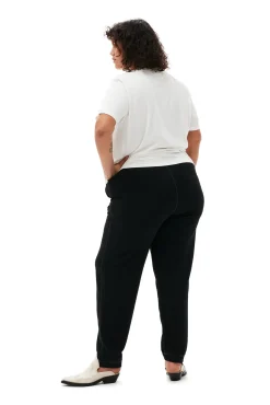 Clearance GANNI Lassiges, Weises T-Shirt Mit O-Ausschnitt Bright White