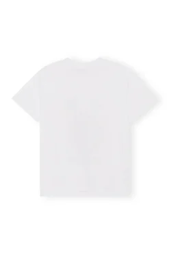 Store GANNI Lassiges Yellow-Smiley-T-Shirt Bright White
