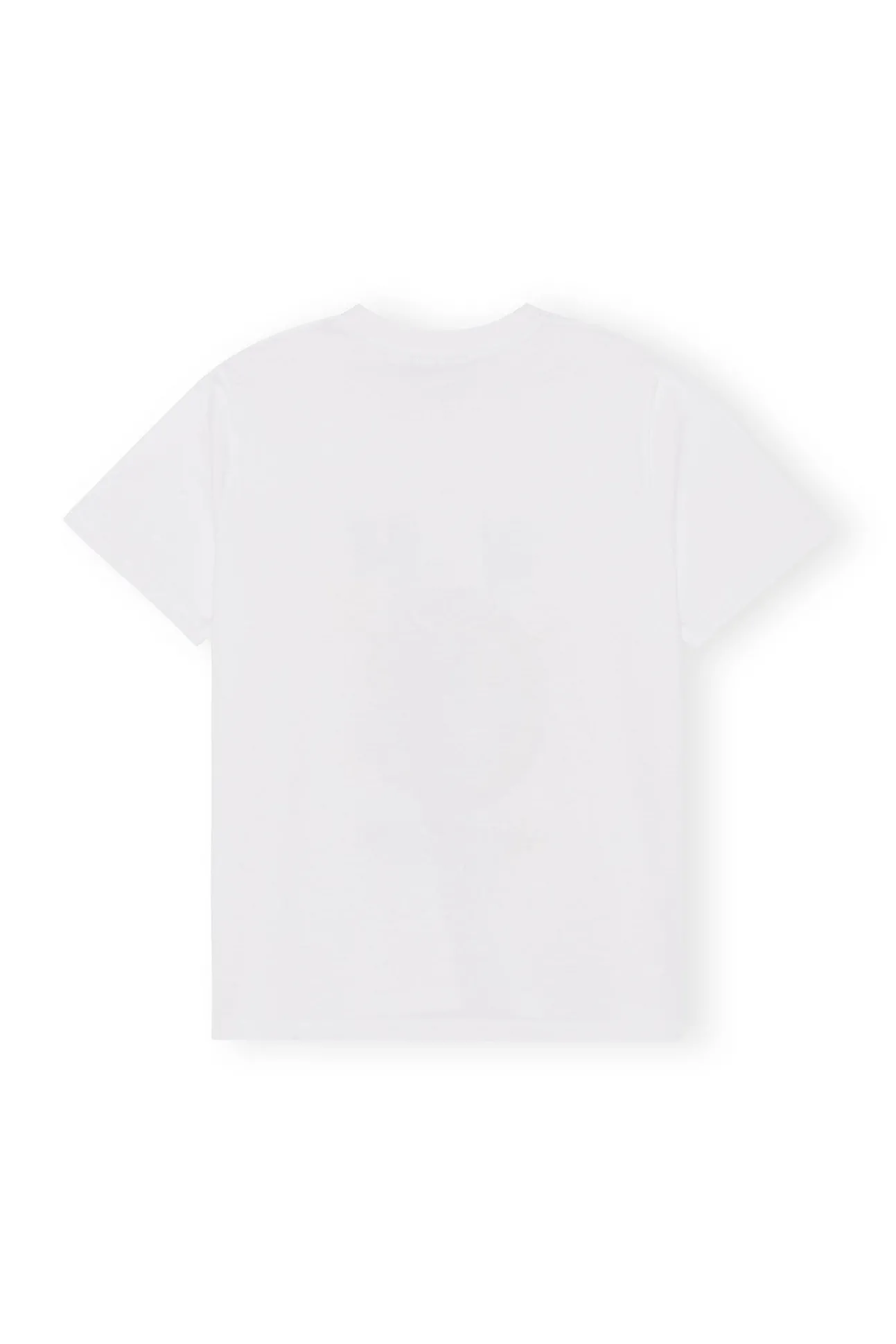 Store GANNI Lassiges Yellow-Smiley-T-Shirt Bright White