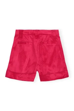 Best GANNI Leichte Glanzende Corduroy-Shorts Love Potion