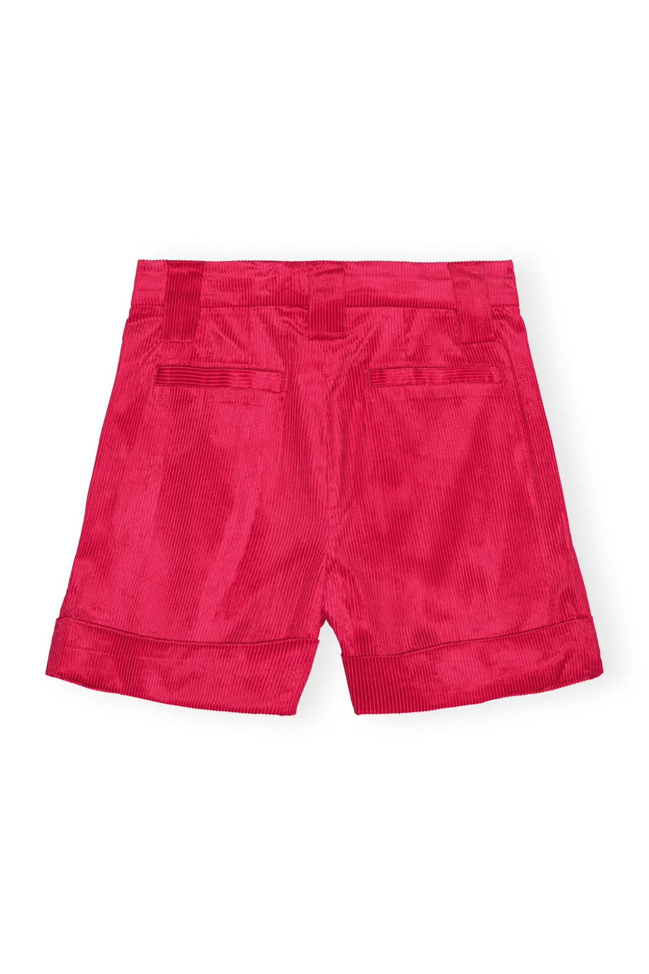 Best GANNI Leichte Glanzende Corduroy-Shorts Love Potion