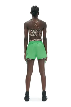 Store GANNI Leichte Tech-Shorts Mit Kordelzug Classic Green