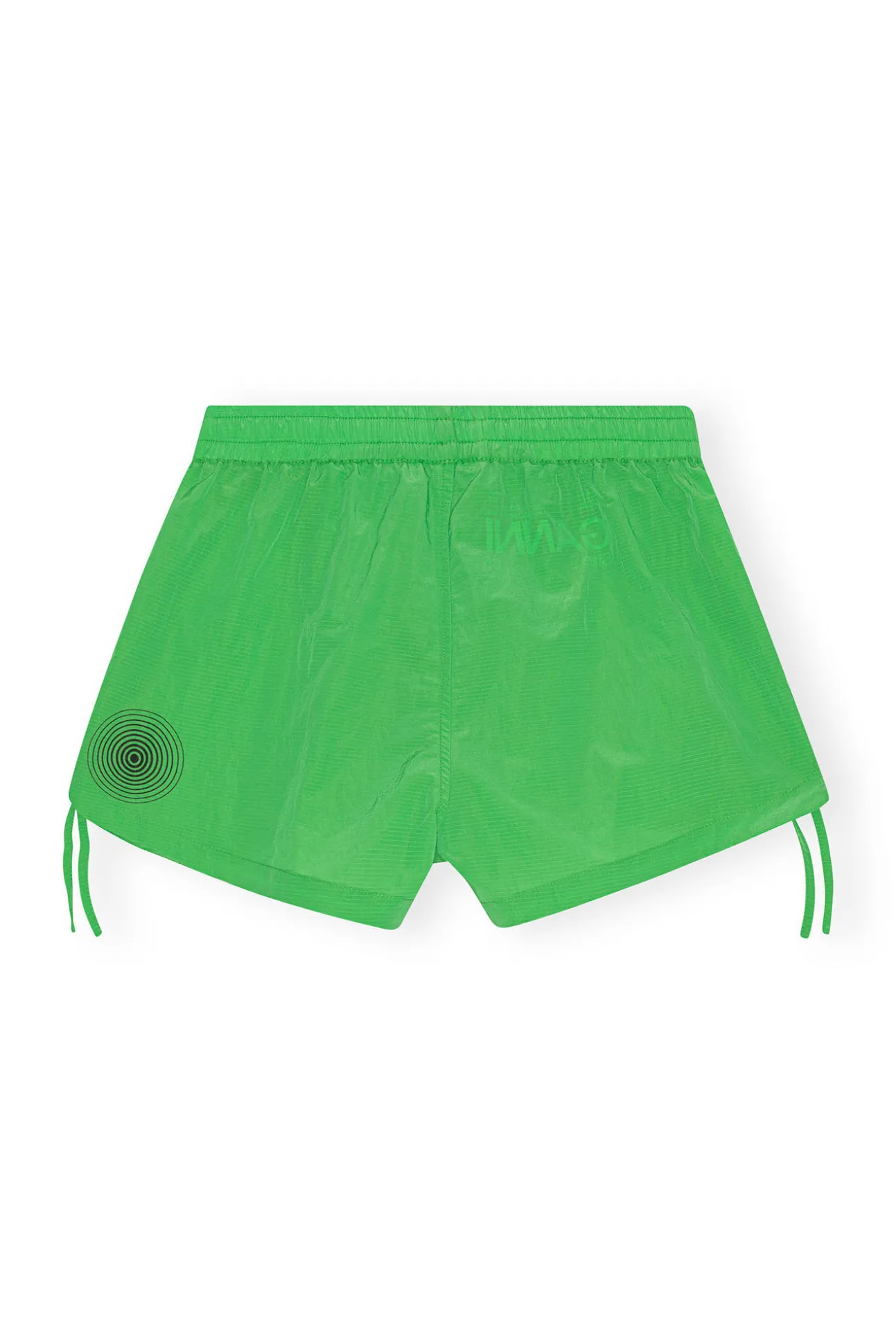 Store GANNI Leichte Tech-Shorts Mit Kordelzug Classic Green