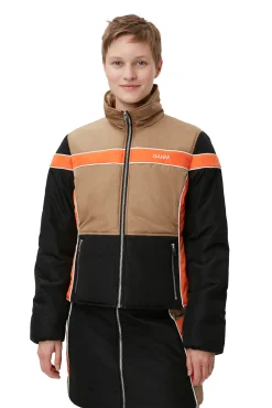 Hot GANNI Leichte, Wattierte Jacke Mit Colourblock Block Colour