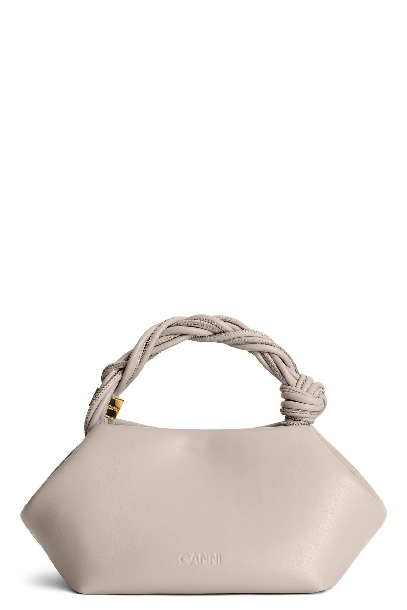 Hot GANNI Light Grey Bou Bag Oyster Gray