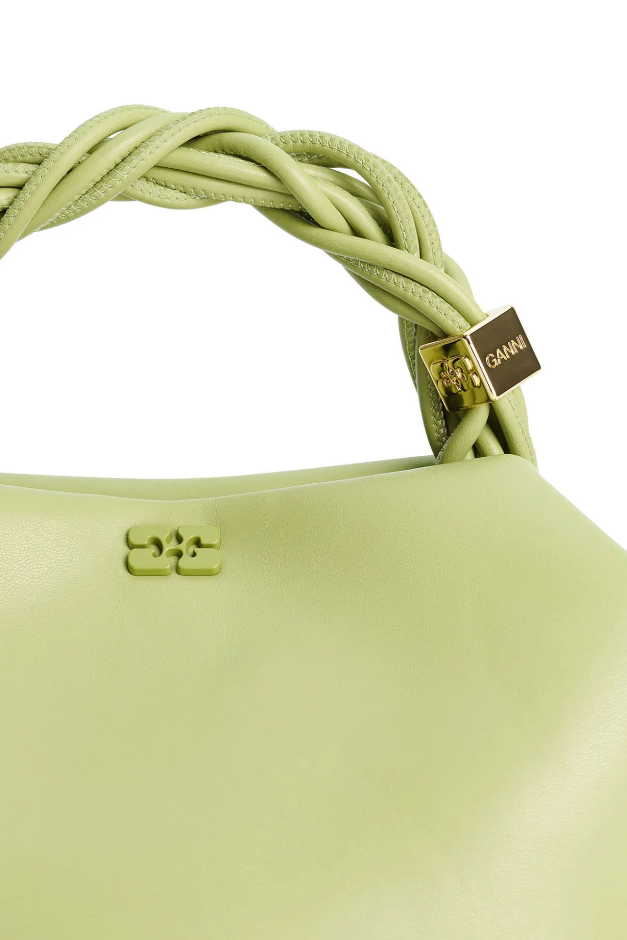 Cheap GANNI Light Khaki Bou Bag Mosstone
