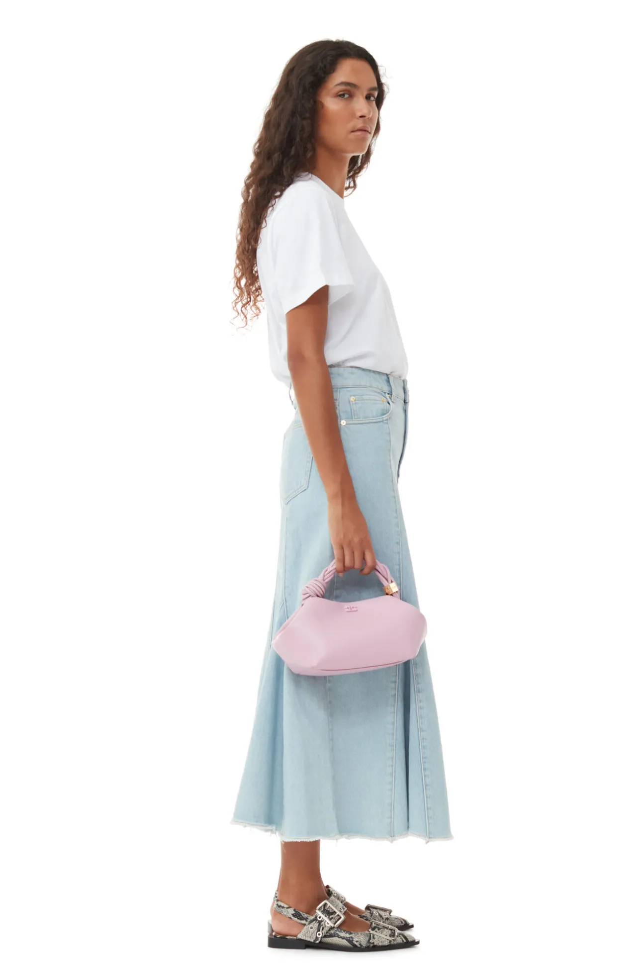 Store GANNI Light Pink Bou Bag Pink Nectar