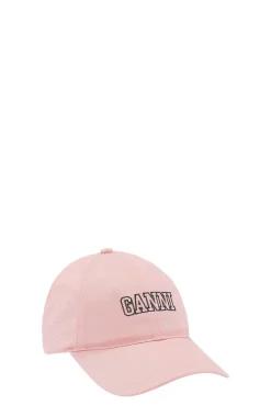 Best Sale GANNI Lila Bestickte Logo-Kappe Sweet Lilac