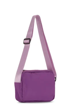 New GANNI Lila Festival-Tasche Aus Tech-Gewebe Purple Wine