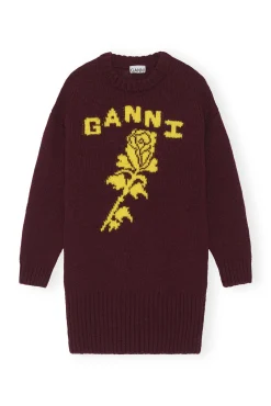 Best GANNI Long Pullover Port Royale