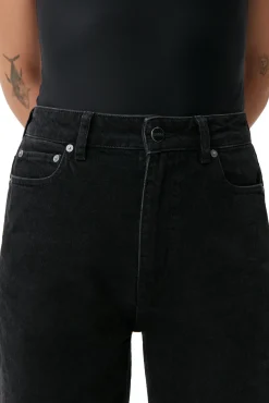Sale GANNI Magny Jeans Washed Black/Black