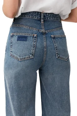 Store GANNI Magny Jeans Mid Blue Vintage
