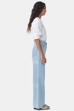Cheap GANNI Magny-Jeans Light Blue Stone