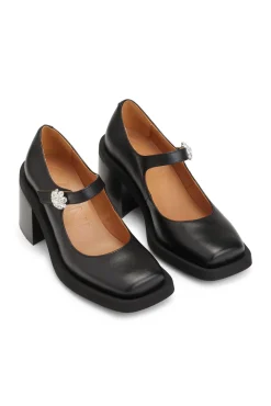 Fashion GANNI Mary-Jane-Pumps Black