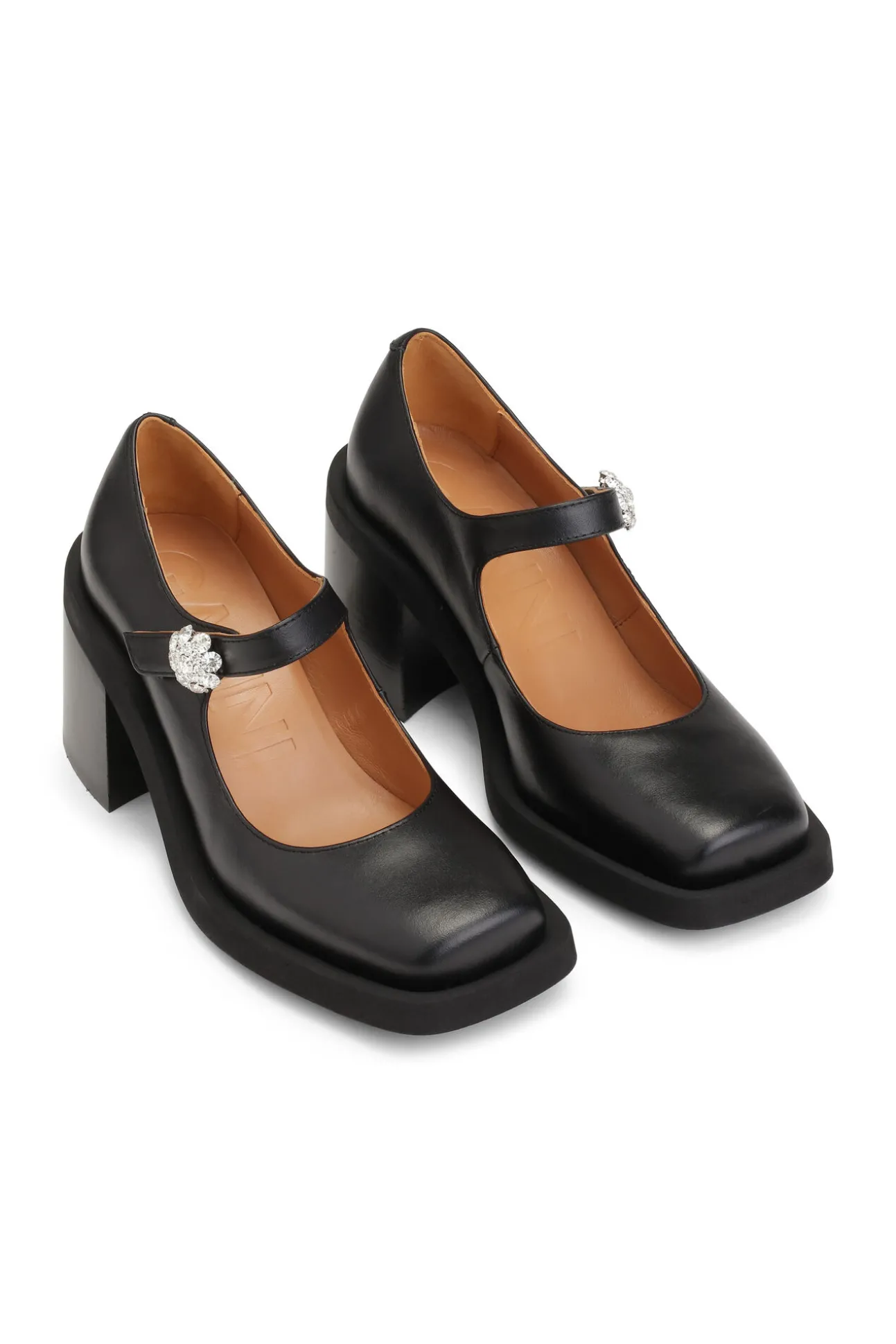 Fashion GANNI Mary-Jane-Pumps Black