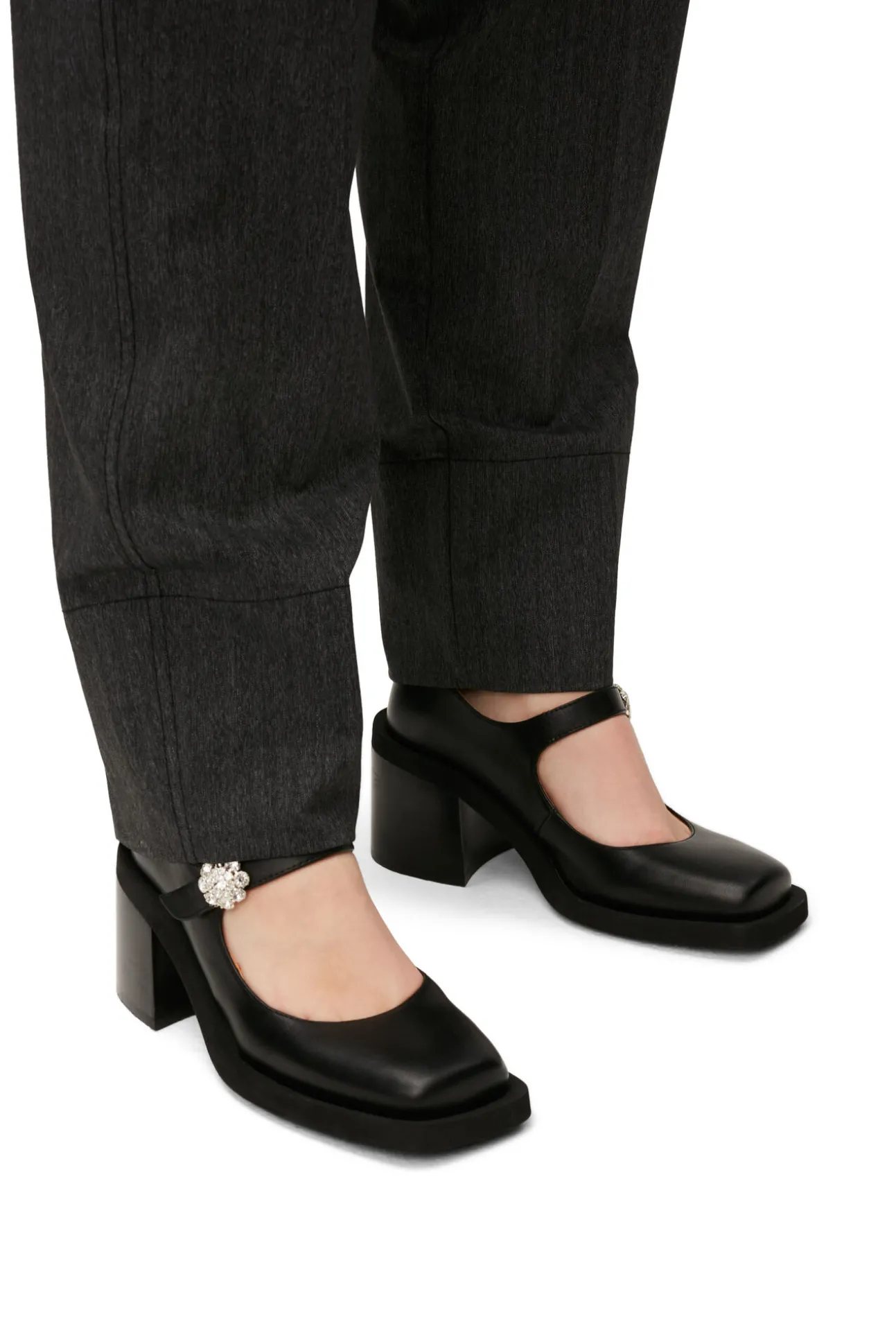 Fashion GANNI Mary-Jane-Pumps Black