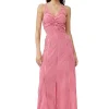 Sale GANNI Maxikleid Aus Seersucker Mit Stretch Love Potion