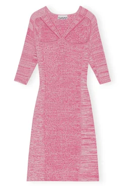 New GANNI Meliertes Minikleid Mit Cut-Outs Love Potion