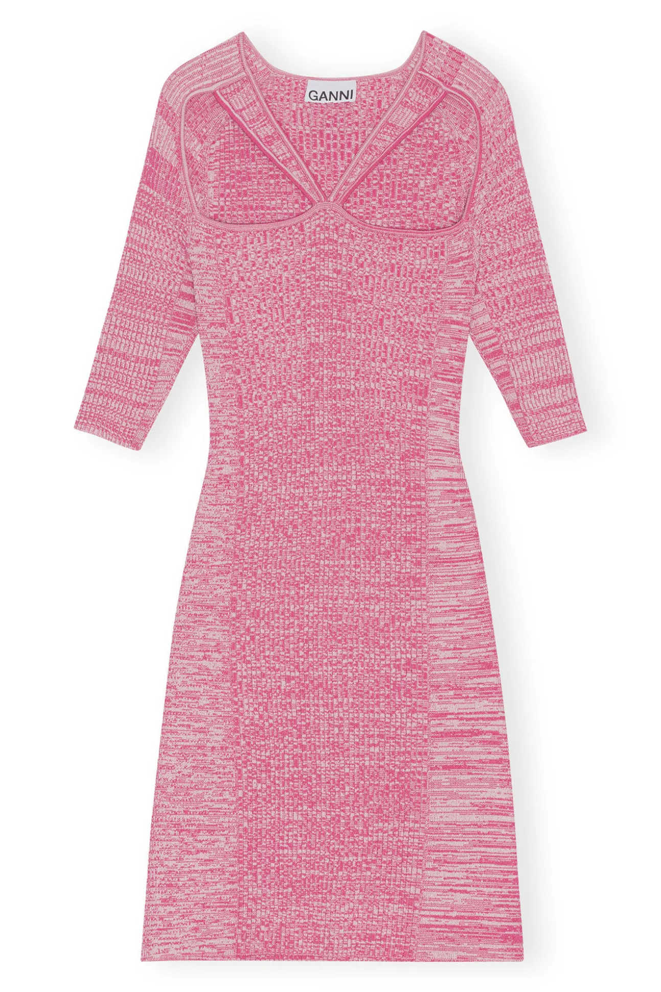 New GANNI Meliertes Minikleid Mit Cut-Outs Love Potion
