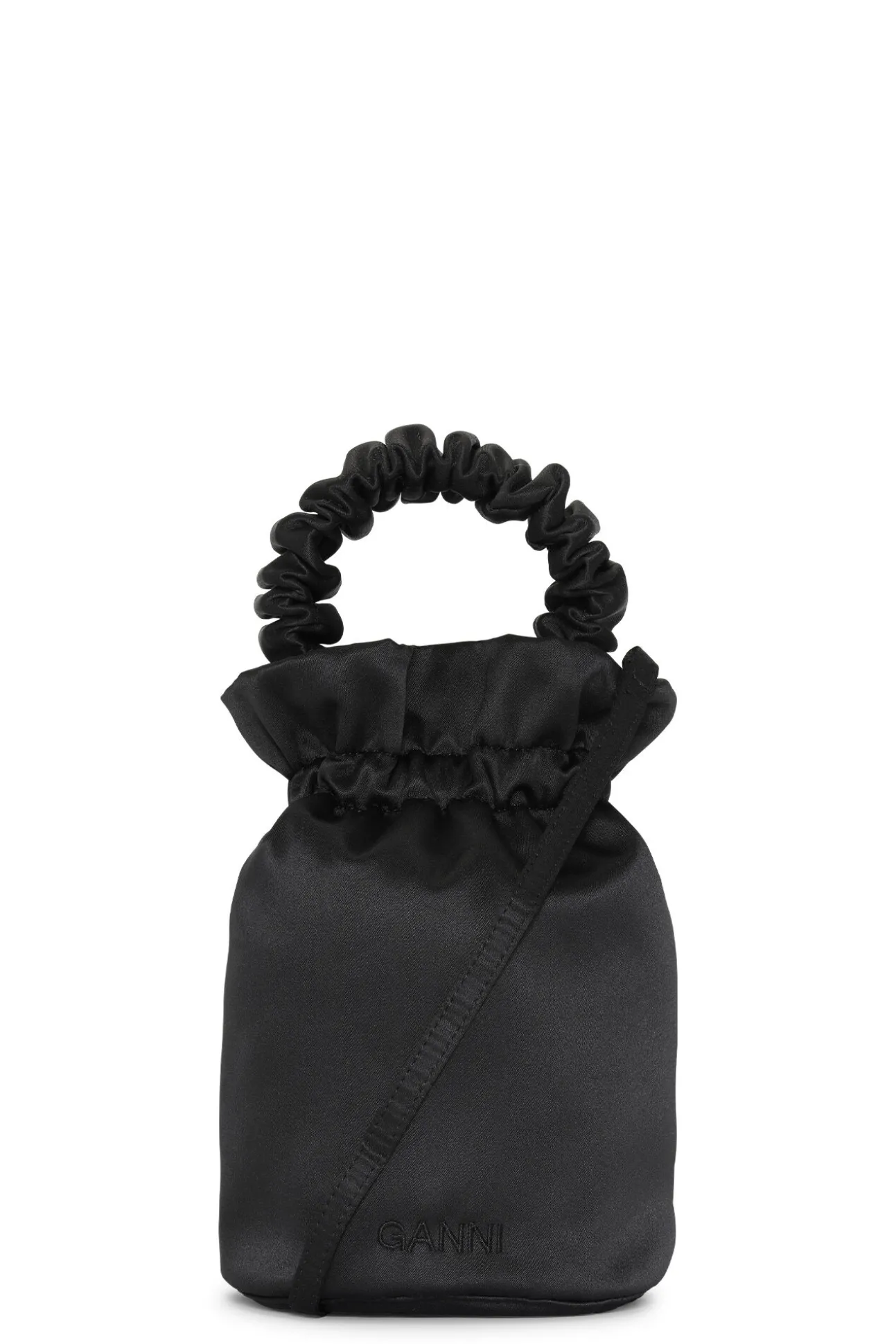 Store GANNI Mini Tasche Black