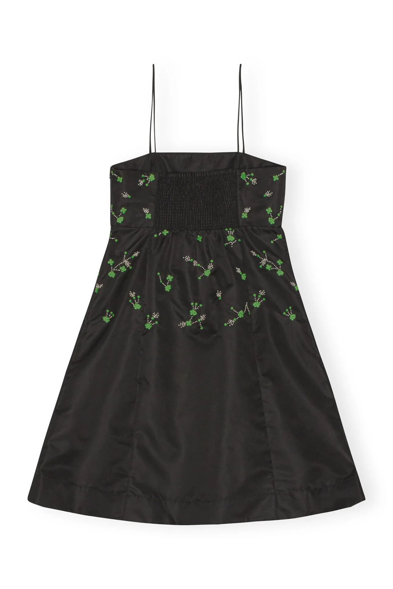 Cheap GANNI Minikleid Aus Nylon Black