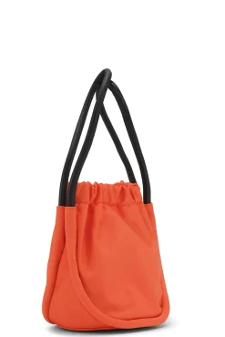 Store GANNI Mini-Knot-Tasche Orangeade