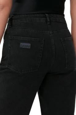 New GANNI Misy Jeans Washed Black/Black