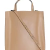 Cheap GANNI Mittelgrose Banner-Tragetasche Mit Riemen Tan