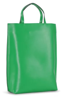 Sale GANNI Mittelgrose Banner-Tragetasche Mit Riemen Kelly Green